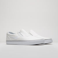 Nike SB Chron 2 Slip Shoes - White / White - White - Black thumbnail