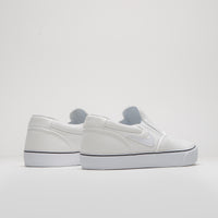 Nike SB Chron 2 Slip Shoes - White / White - White - Black thumbnail