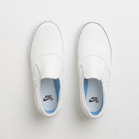 Nike SB Chron 2 Slip Shoes - White / White - White - Black thumbnail