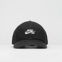 Nike SB Club Unstructured Cap in Black and White thumbnail