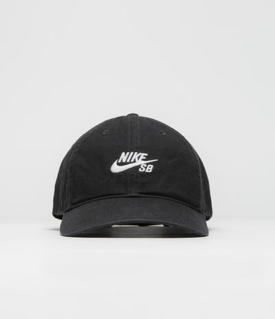 Nike SB Club Unstructured Cap in Black and White