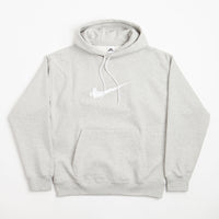 Nike SB Copyshop Swoosh Hoodie in Grey Heather thumbnail