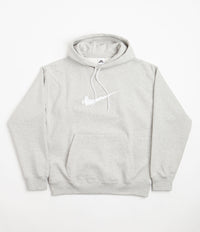Nike SB Copyshop Swoosh Hoodie in Grey Heather
