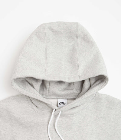 Nike SB Copyshop Swoosh Hoodie in Grey Heather