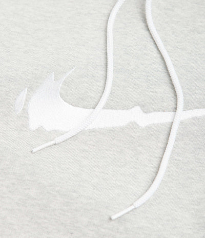 Nike SB Copyshop Swoosh Hoodie in Grey Heather