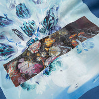 Nike SB Distorted Graphic Hoodie in Industrial Blue thumbnail