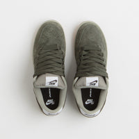 Nike SB Dunk Low Pro B Shoes in Sequoia and Sequoia and Light Army - White thumbnail
