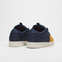 Nike SB Dunk Low Pro Premium Shoes - Midnight Navy / Midnight Navy - Desert Ochre thumbnail