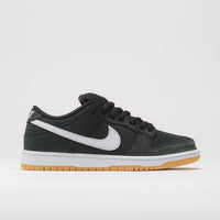 Nike SB Dunk Low Pro Shoes - Black / White - Black - Gum Light Brown thumbnail