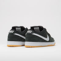 Nike SB Dunk Low Pro Shoes - Black / White - Black - Gum Light Brown thumbnail