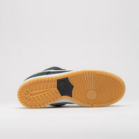Nike SB Dunk Low Pro Shoes - Black / White - Black - Gum Light Brown thumbnail
