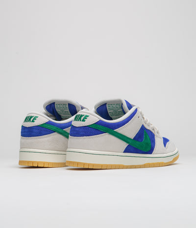 Nike SB Dunk Low Pro Shoes - Phantom / Malachite - Hyper Royal