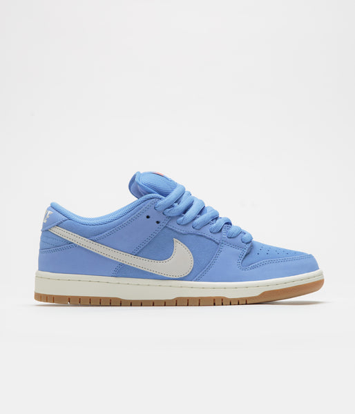 Nike SB Orange Label Dunk Low Pro Shoes - University Blue / Sail