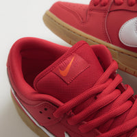 Nike SB Orange Label Dunk Low Pro Shoes - University Red / White - University Red thumbnail