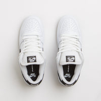 Nike SB Dunk Low Pro Shoes - White / Black - White - Black thumbnail