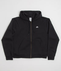 Nike SB Essential Logo Full Zip Hoodie in Black and White
