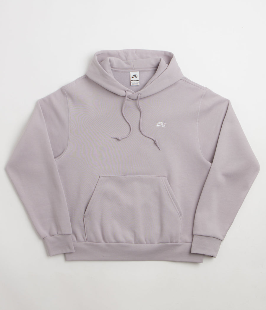 Nike SB Essential Logo Hoodie - Silver Lilac / White