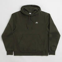 Nike SB Essential Small Logo Hoodie - Sequoia / White thumbnail