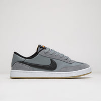 Nike SB FC Classic Shoes - Cool Grey / Black - White - Vivid Orange thumbnail