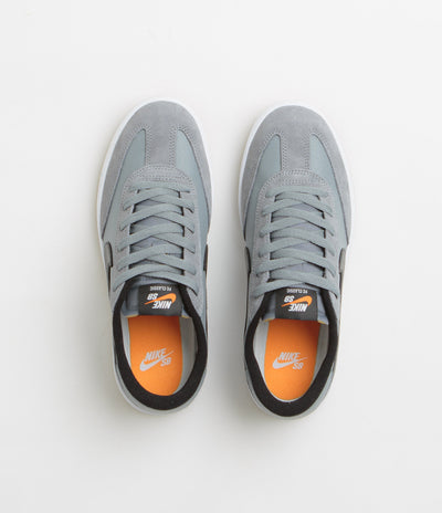 Nike SB FC Classic Shoes - Cool Grey / Black - White - Vivid Orange