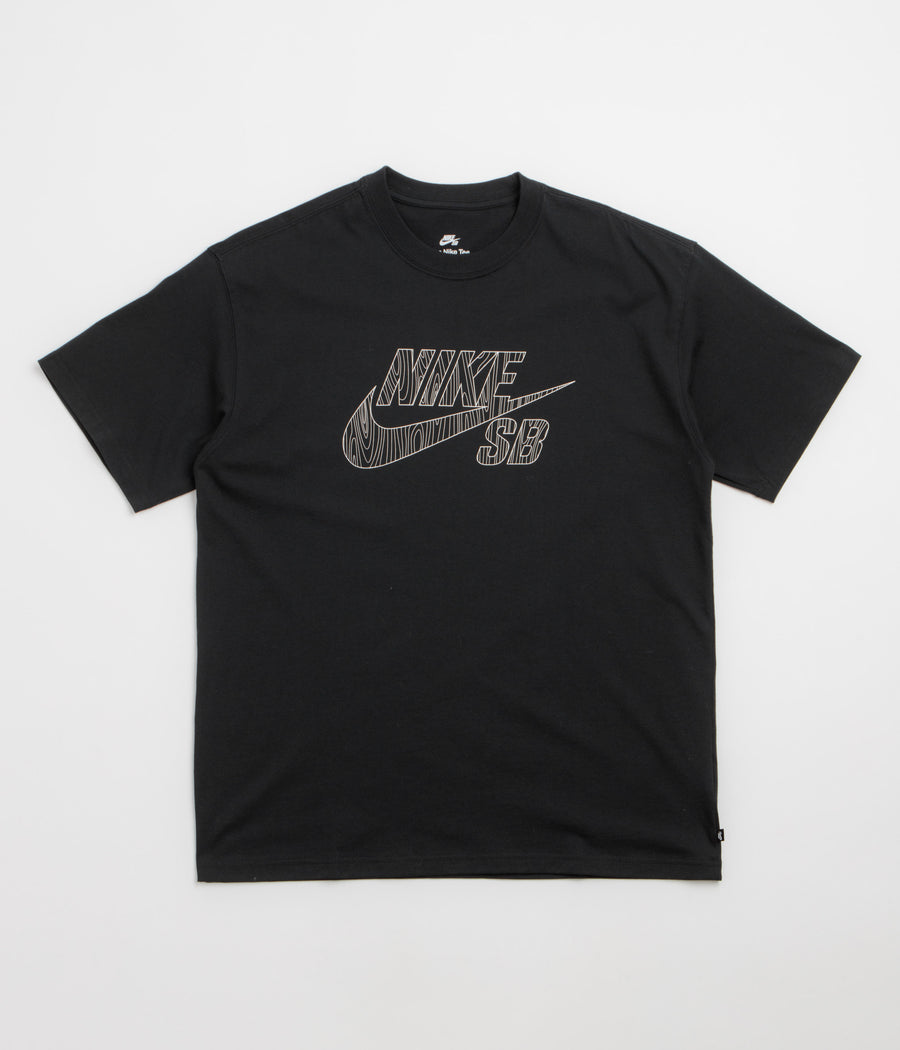 Nike SB Fill Logo T-Shirt - Black / White
