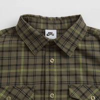 Nike SB Flannel Shirt - Medium Olive / Cargo Khaki thumbnail