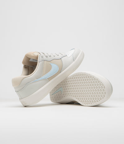 Nike SB Force 58 Premium Shoes - Light Bone / Glacier Blue - Sanddrift - Hemp