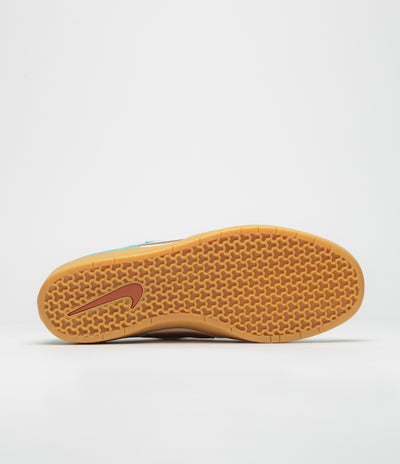 Nike SB Force 58 Shoes - Green Frost / Dark Russet - Phantom