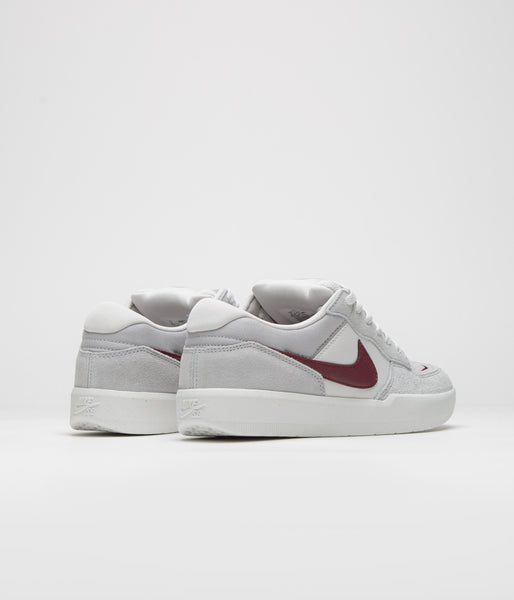 nike sb blazer low summit white dark team red