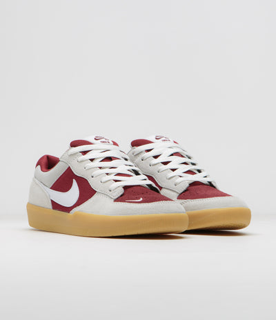 Nike SB Force 58 Shoes - Team Red / White - Summit White