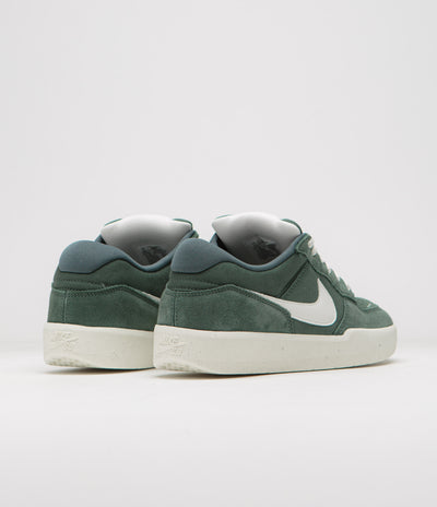Nike SB Force 58 Shoes in Vintage Green and Sail and Vintage Green - Sail