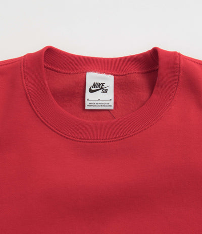 Nike SB Frontside Air Crewneck Sweatshirt in University Red