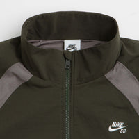 Nike SB Full Zip Woven Jacket - Sequoia / Cave Stone / White thumbnail