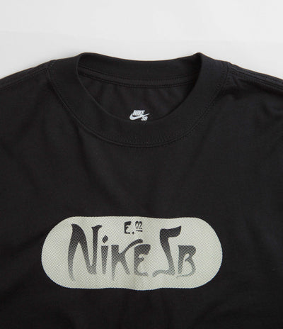 Nike SB Graphic Long Sleeve T-Shirt - Black