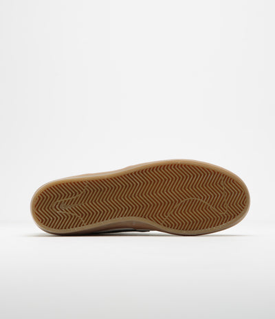 Nike SB Heritage Vulc Shoes - Summit White / Navy - White - Gum Light Brown