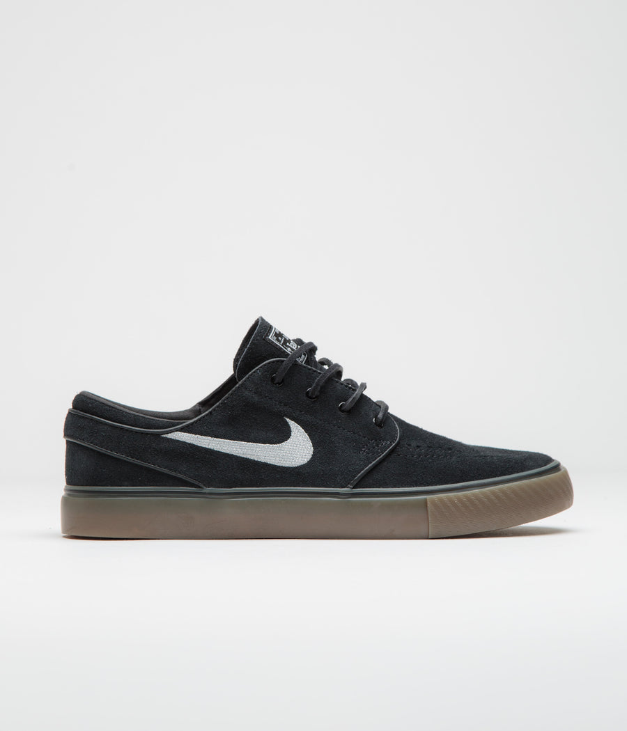Nike SB Janoski OG+ Shoes - Black / White - Black - Gum Light Brown