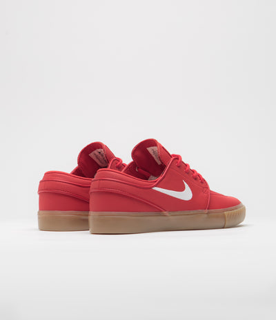 Nike SB Orange Label Janoski Shoes in University Red and White and University Red