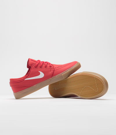 Nike SB Orange Label Janoski Shoes - University Red / White - University Red