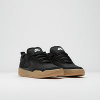 Nike SB Kids Day One Shoes - Black / Black - Gum Light Brown - White thumbnail