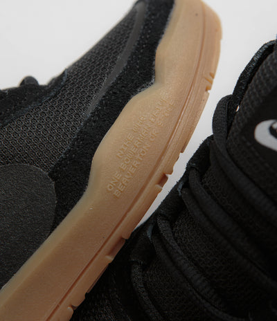 Nike SB Kids Day One Shoes - Black / Black - Gum Light Brown - White
