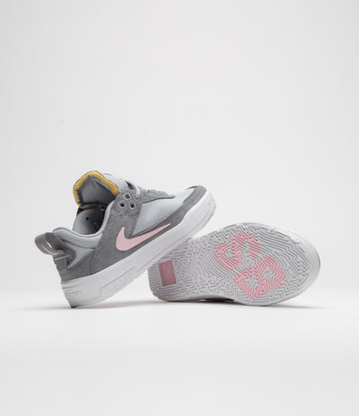 Nike SB Kids Day One Shoes - Cool Grey / Pink Foam - Wolf Grey