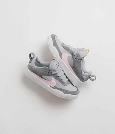 Nike SB Kids Day One Shoes - Cool Grey / Pink Foam - Wolf Grey