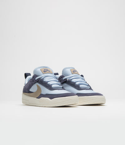 Nike SB Kids Day One Shoes - Thunder Blue / Khaki - Blue Tint - Sail