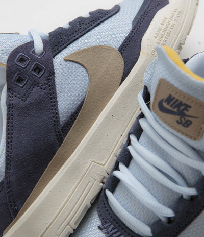 Nike SB Kids Day One Shoes - Thunder Blue / Khaki - Blue Tint - Sail