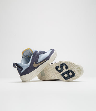 Nike SB Kids Day One Shoes - Thunder Blue / Khaki - Blue Tint - Sail