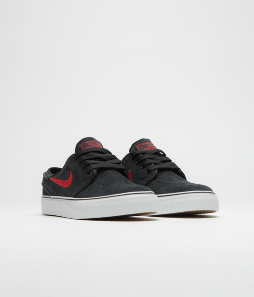 Nike SB Kids Stefan Janoski Shoes Black University Red Black