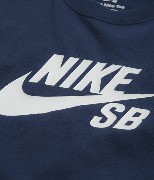 Nike SB Large Logo T-Shirt Midnight Navy Flatspot