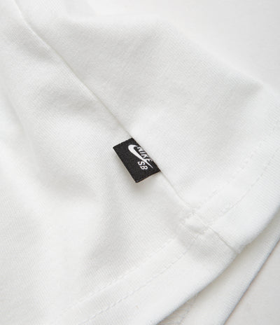 Nike SB Large Logo T-Shirt - White / Black