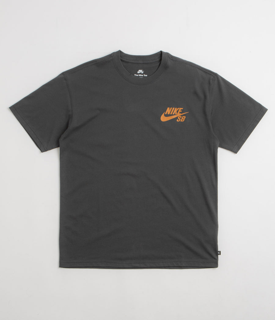 Nike SB Logo T-Shirt in Dark Smoke Grey