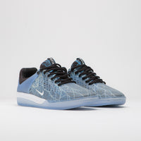 Nike SB Nyjah 3 Premium Shoes in Black and White and Deep Royal - White thumbnail